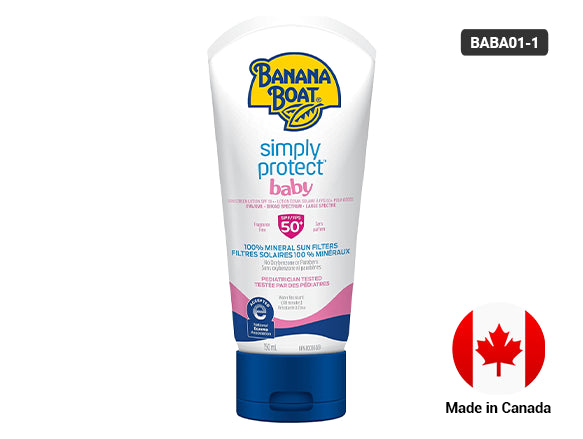 Banana Boat Simply Protect Baby Sunscreen Lotion SPF 50+ 150ml in Sri Lanka